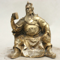 China Innen-fengshui Metallhandwerk Bronze Guan Yu-Torstatuen für Verkauf